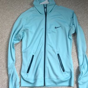 Blue nike zip up